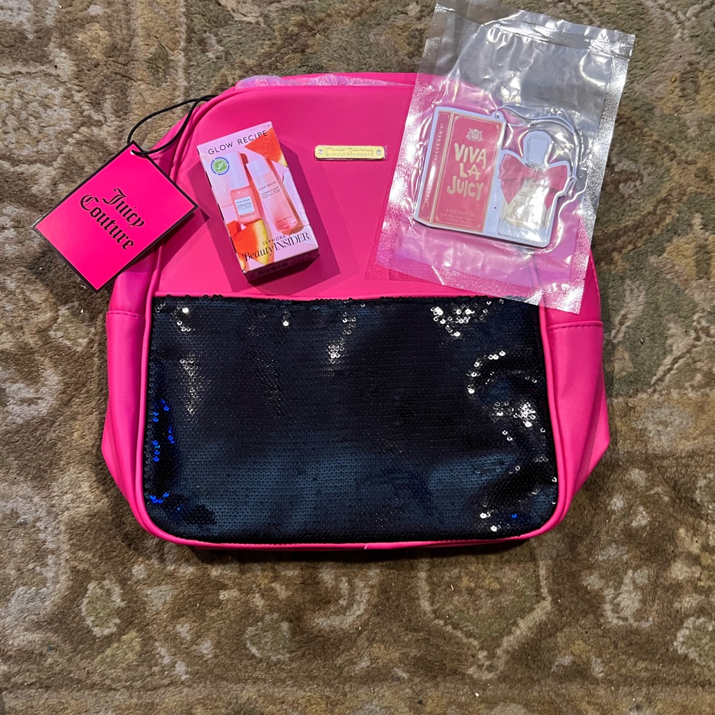 Juicy Couture Backpack  Viva La Juicy Freshener  Glow Recipe GiftSet